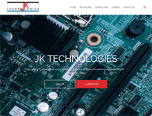 Tablet Screenshot of jktechnologies.co.za